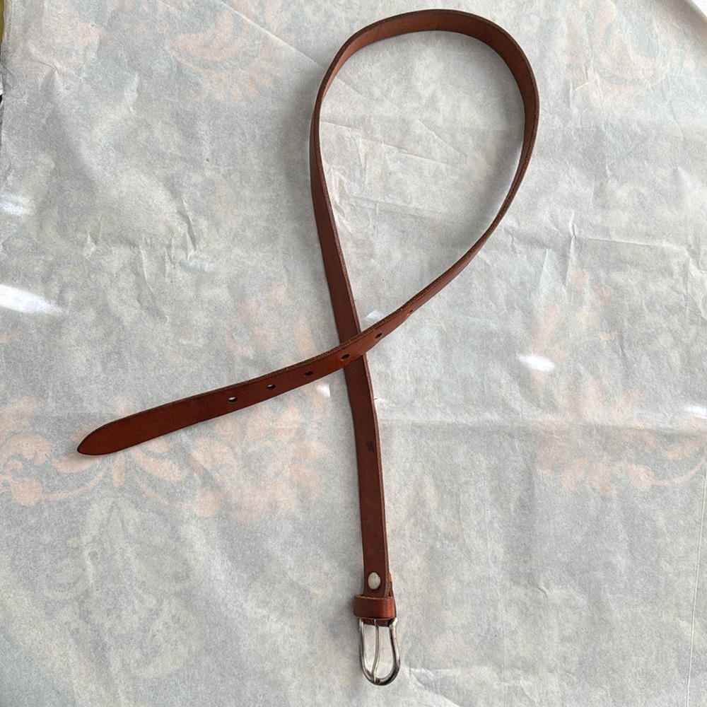 LEATHER BELT Sz: L/34”